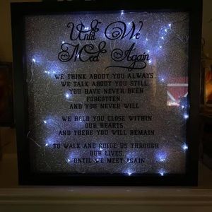 Custom-made memorial shadowboxes